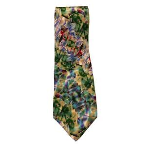 J. Garcia Stonehenge Collection Four Facets 1 Silk Colorful Tie